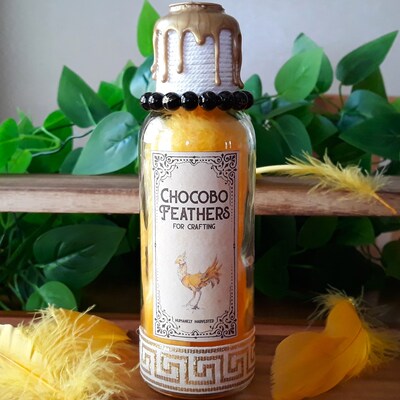 Chocobo Feathers Bottle Inspired by Final Fantasy - image2